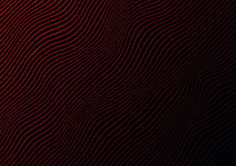 Red Black Waves Background