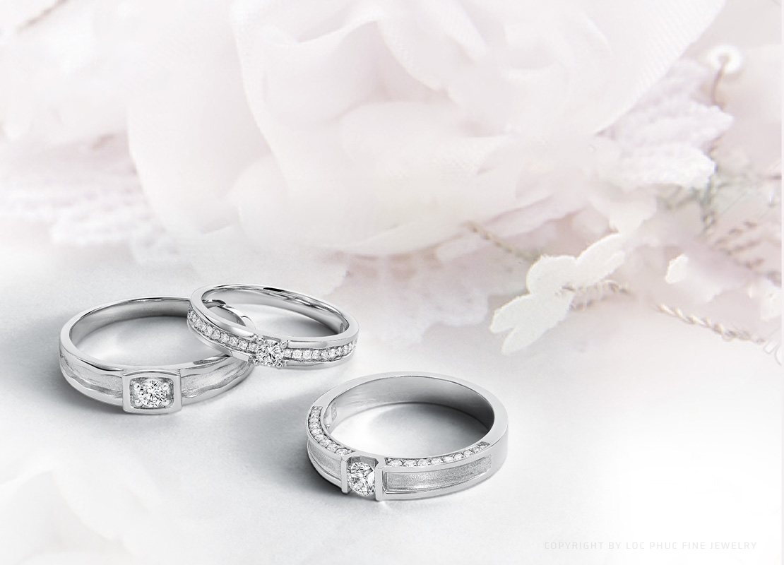 Hình ảnh chiếc nhẫn cưới đẹp lãng mạn