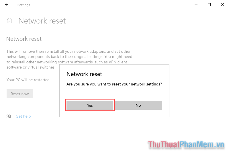 Cách reset, đặt lại mạng trên Windows 11