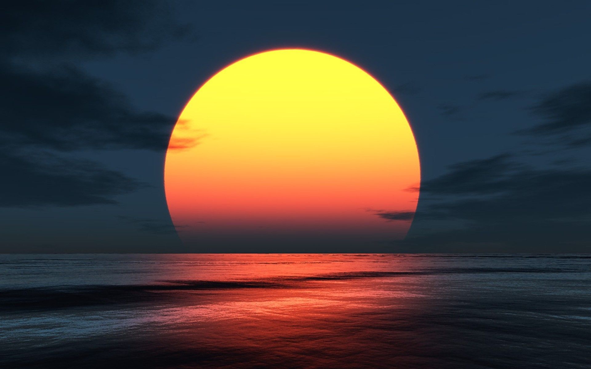 Hình nền Mặt Trời lặn