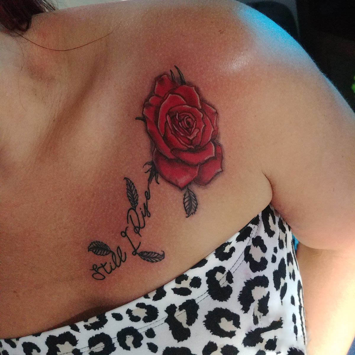 Tác phẩm hình xăm hoa hồng  Đỗ Nhân Tattoo