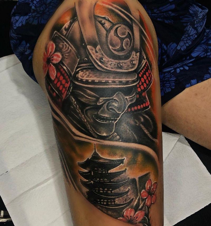 Giật mình với 19 hình xăm Samurai Nhật Bản độc đáo và kỳ quái  Hình xăm  samurai Hình xăm nam Yakuza tattoo