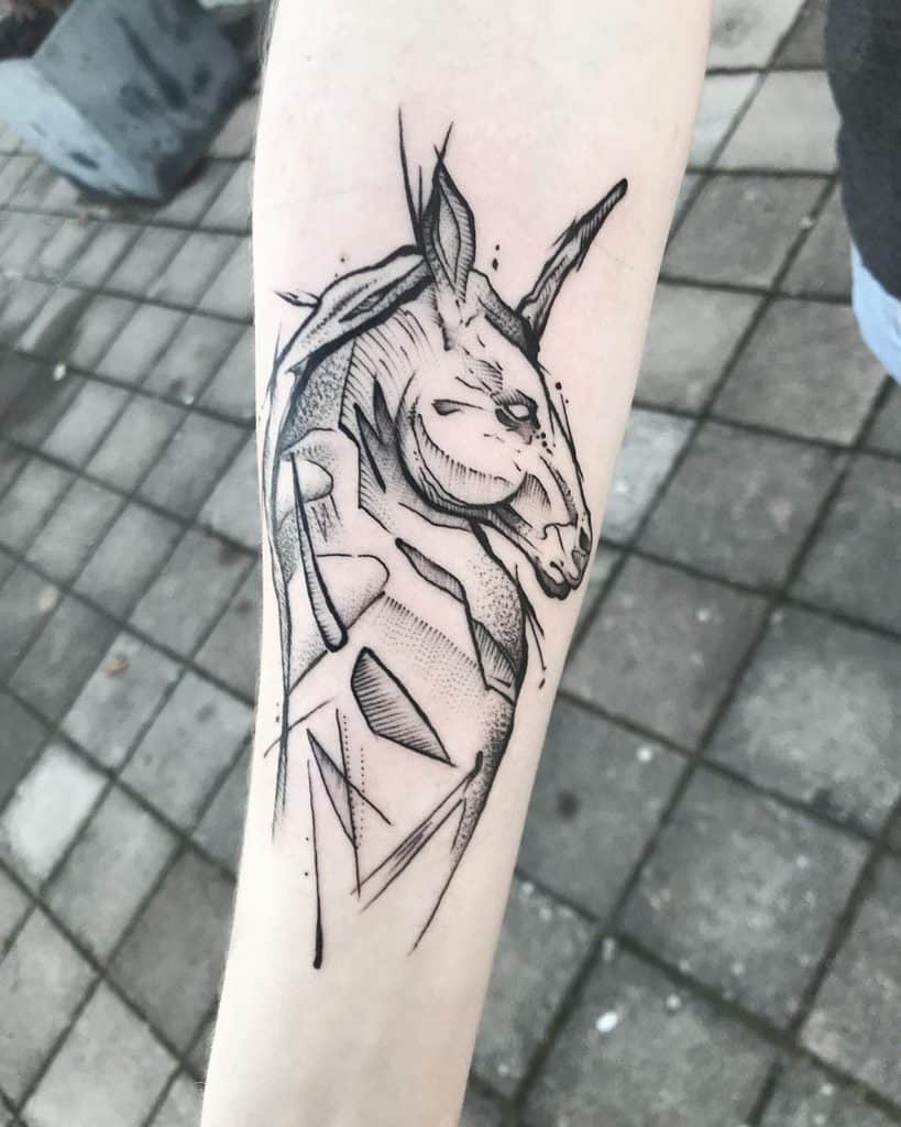Hình xăm Unicorn phác thảo của một hình xăm và ý nghĩa của nó cho các cô  gái và nam giới Hình xăm trên cánh tay trên lưng và các bộ phận