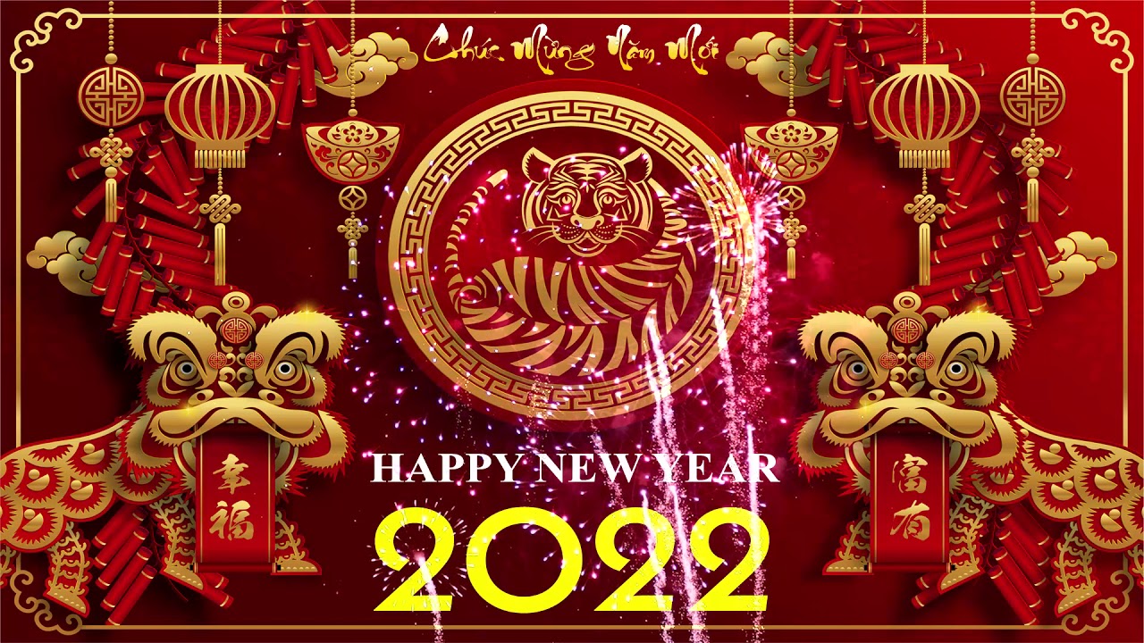 Thiệp chúc mừng năm mới 2022 vui nhộn