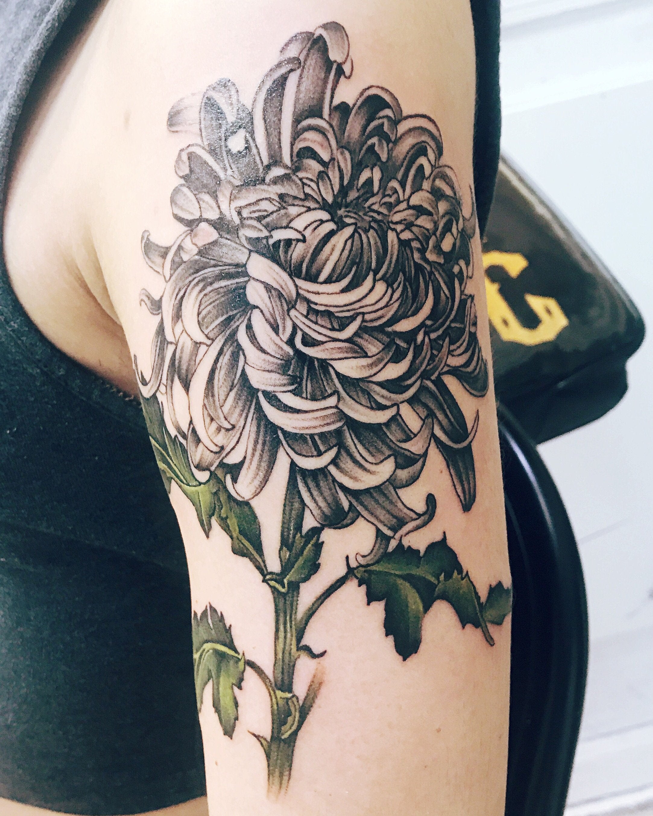 Chrysanthemum japanese tattoo