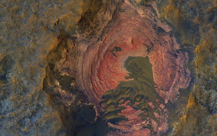 Hình ảnh bề mặt sao Hỏa đẹp