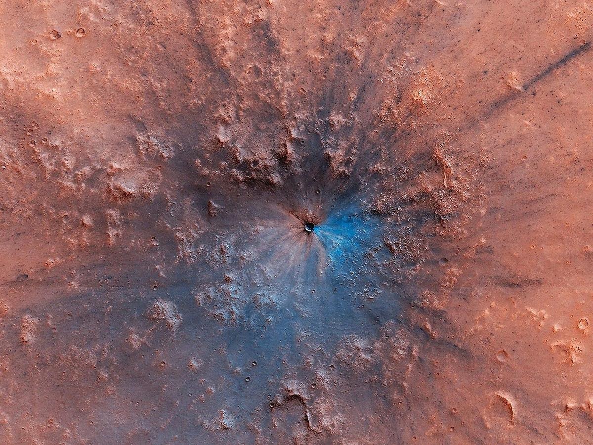 Hình ảnh vụ nổ trên sao Hỏa