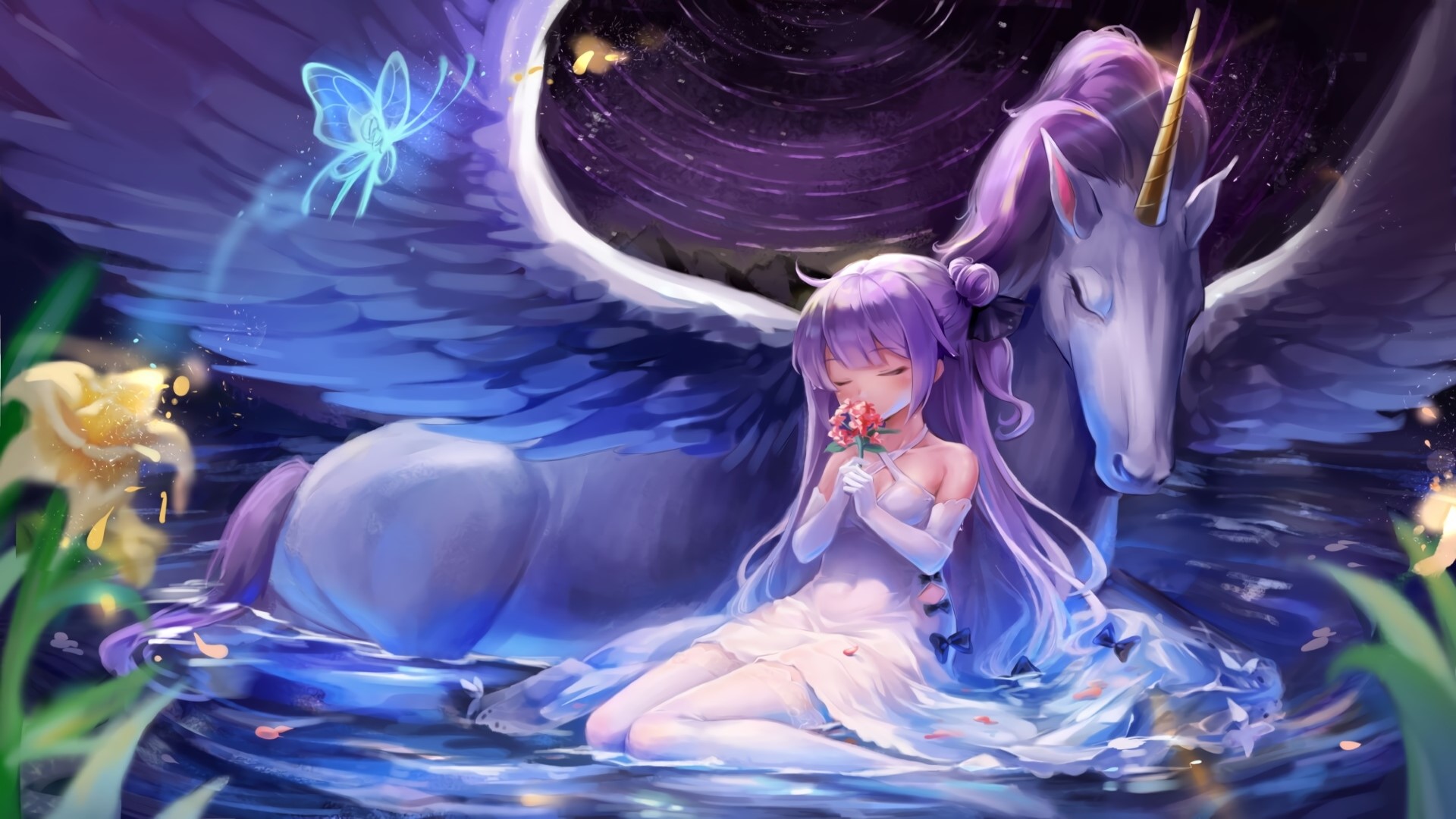 Anime Unicorn đẹp