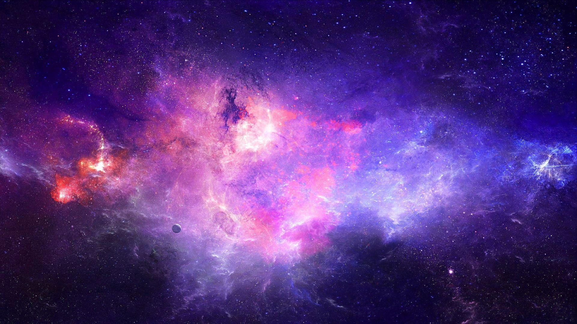 Hình nền thiên hà vũ trụ cho máy tính