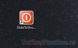 Phím tắt Slide to Shutdown sẽ xuất hiện trên màn hình