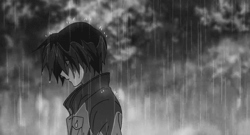 GIF Anime buồn