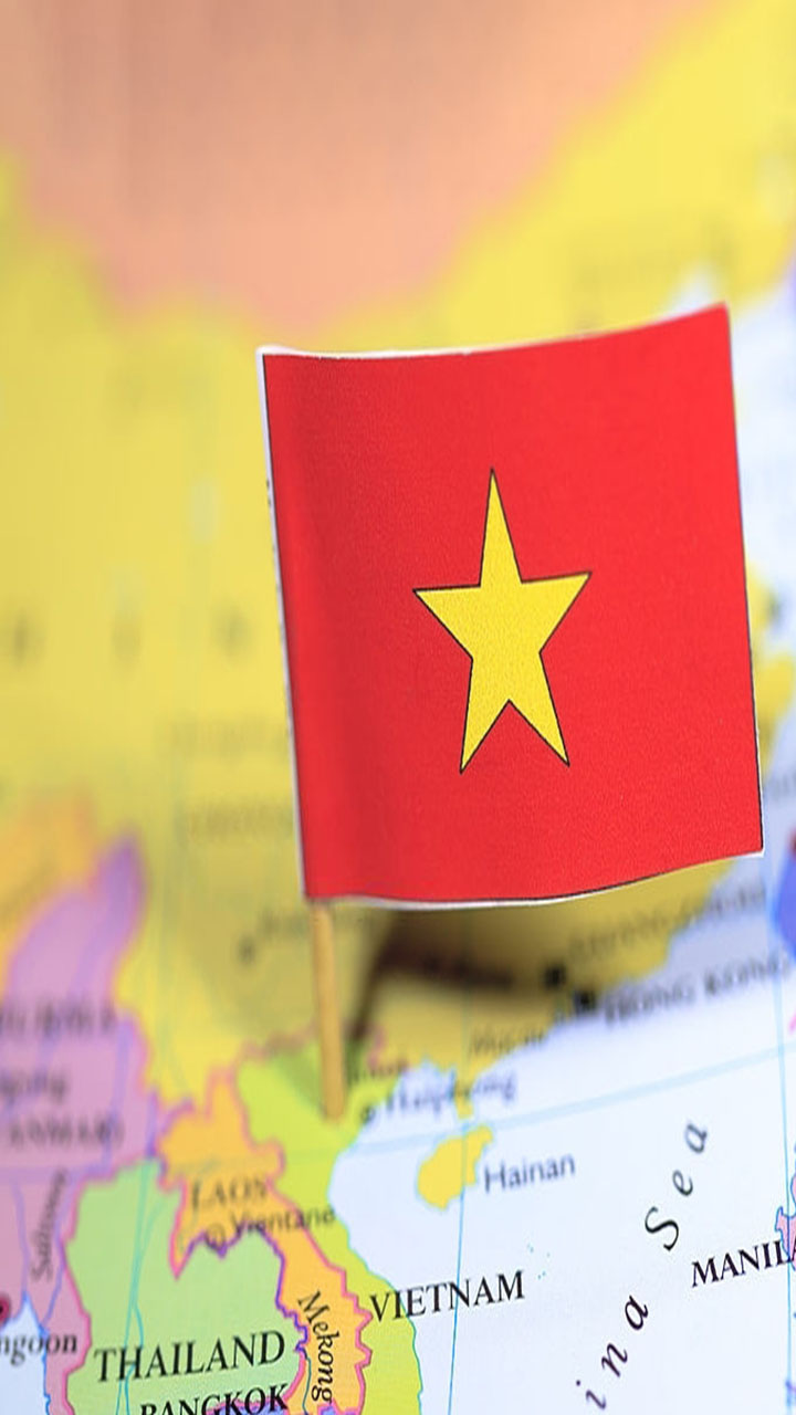 Ảnh nền điện thoại thông minh hình Quốc kỳ Việt Nam
