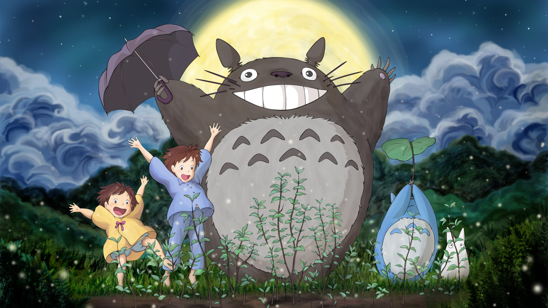 Ảnh nền Totoro và những người bạn