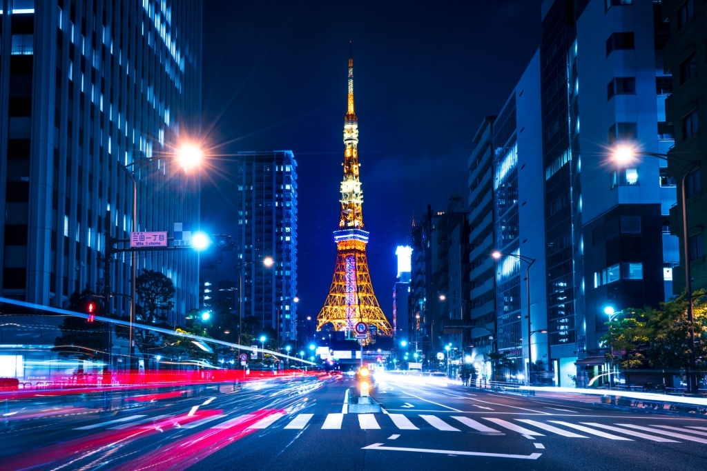 Hình ảnh chụp tháp Tokyo