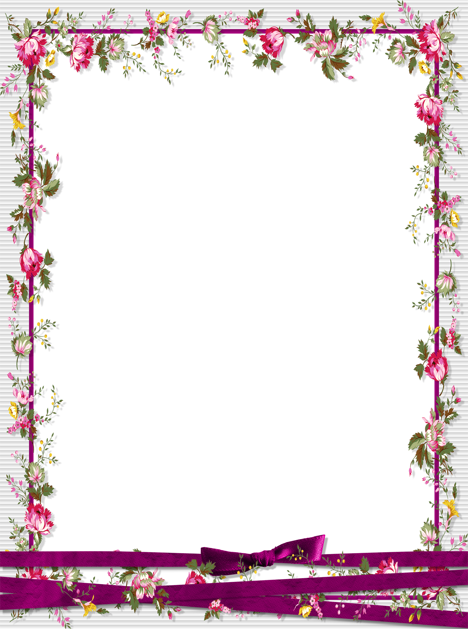 Hình ảnh khung trang trí hoa lá