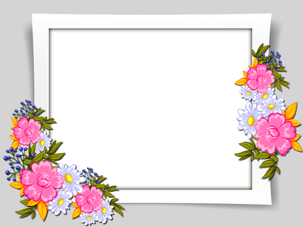 Hình ảnh khung trang trí hoa