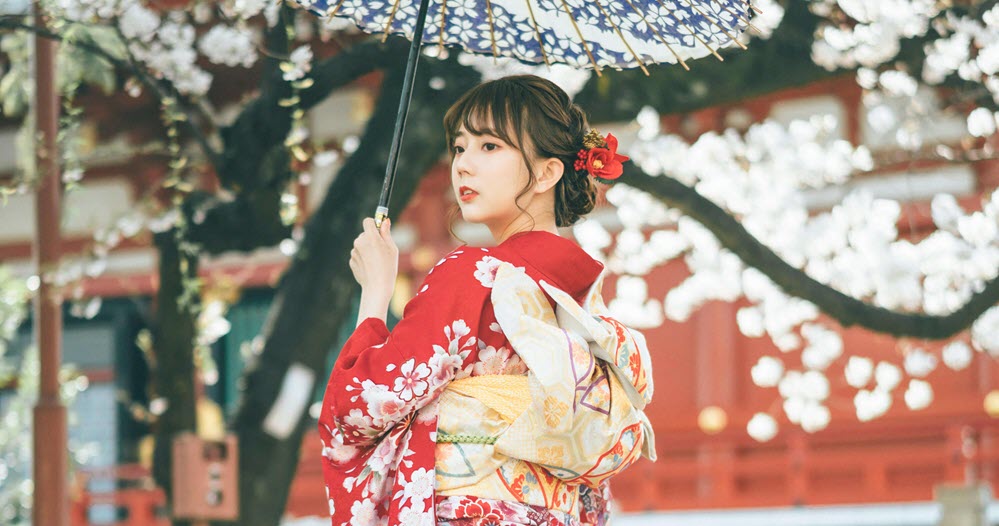Hình ảnh Kimono mùa đông
