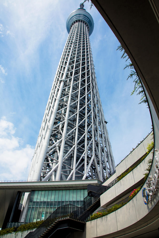 Hình ảnh một góc tháp Tokyo mới
