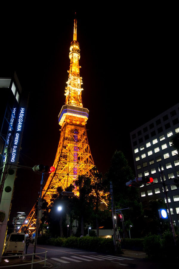 Hình ảnh tháp Tokyo vàng