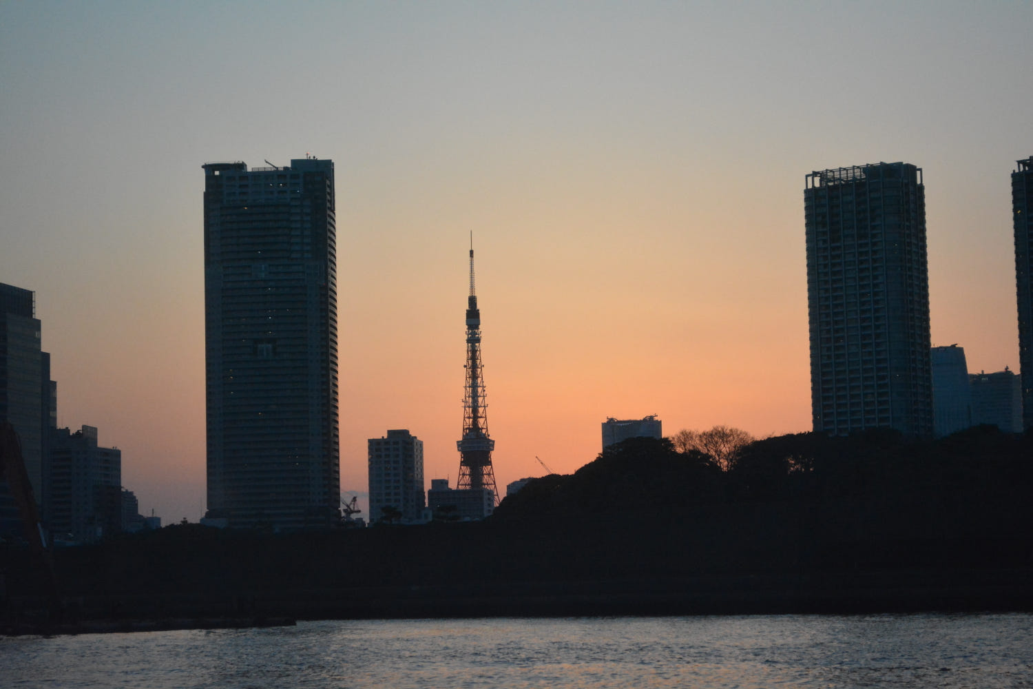 Hình ảnh tháp Tokyo xế chiều