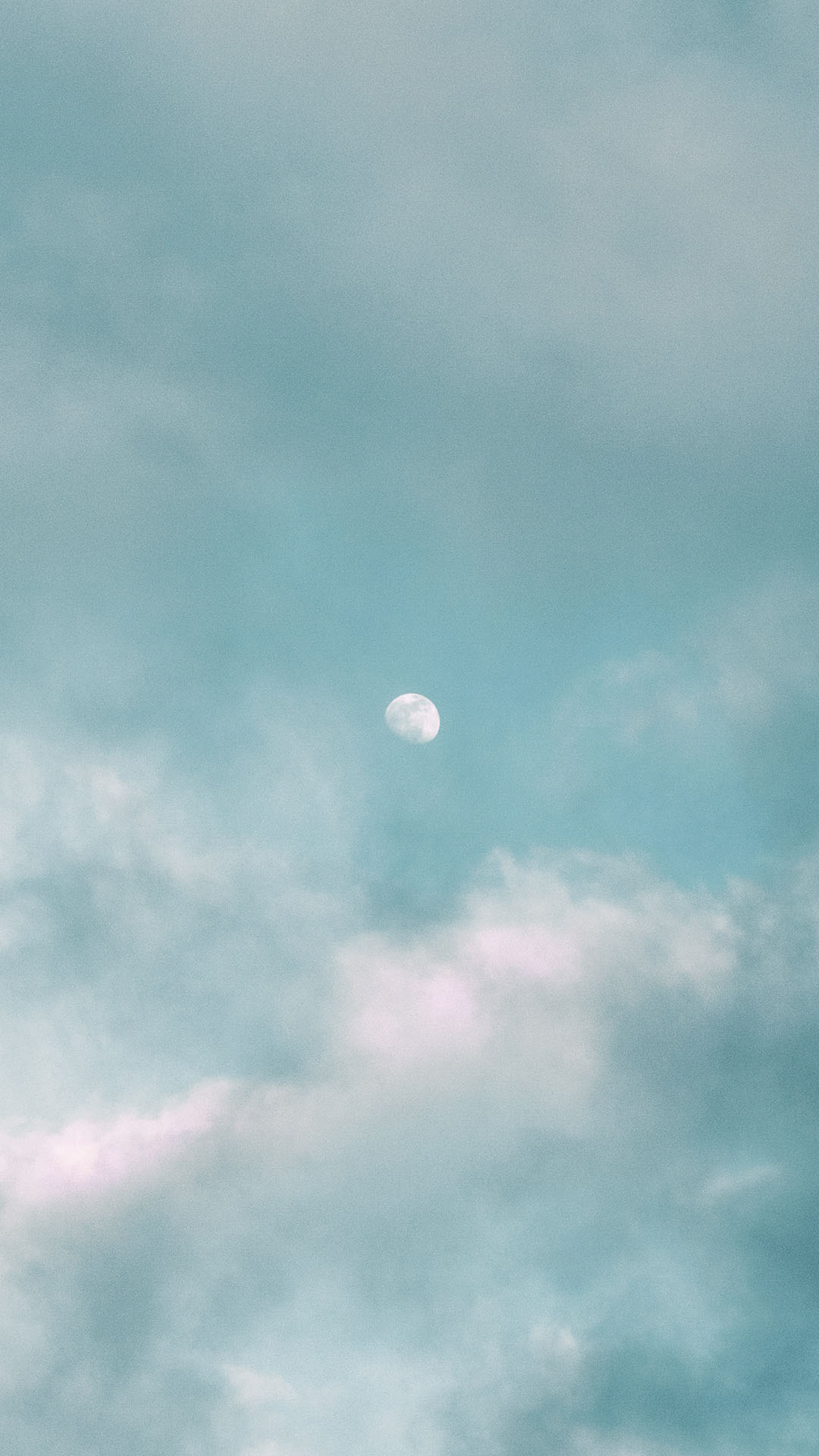 Hình nền điện thoại bầu trời với trăng