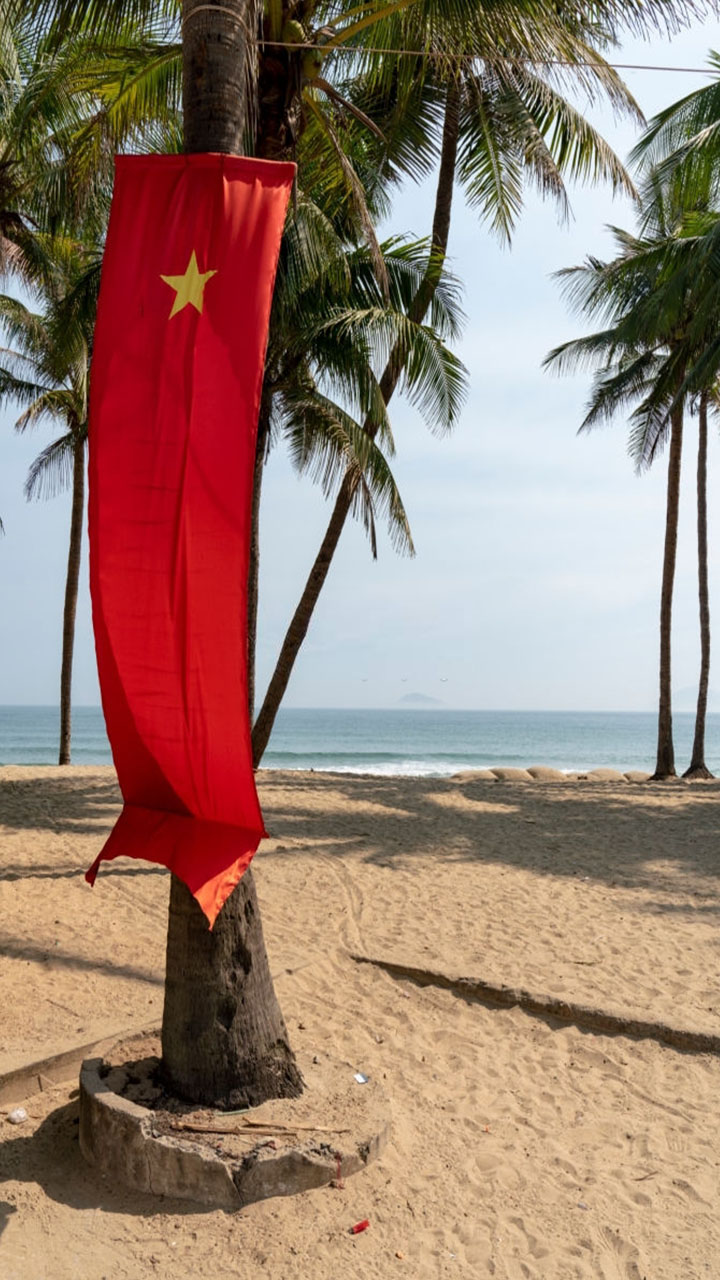 Hình nền điện thoại cờ Việt Nam đẹp