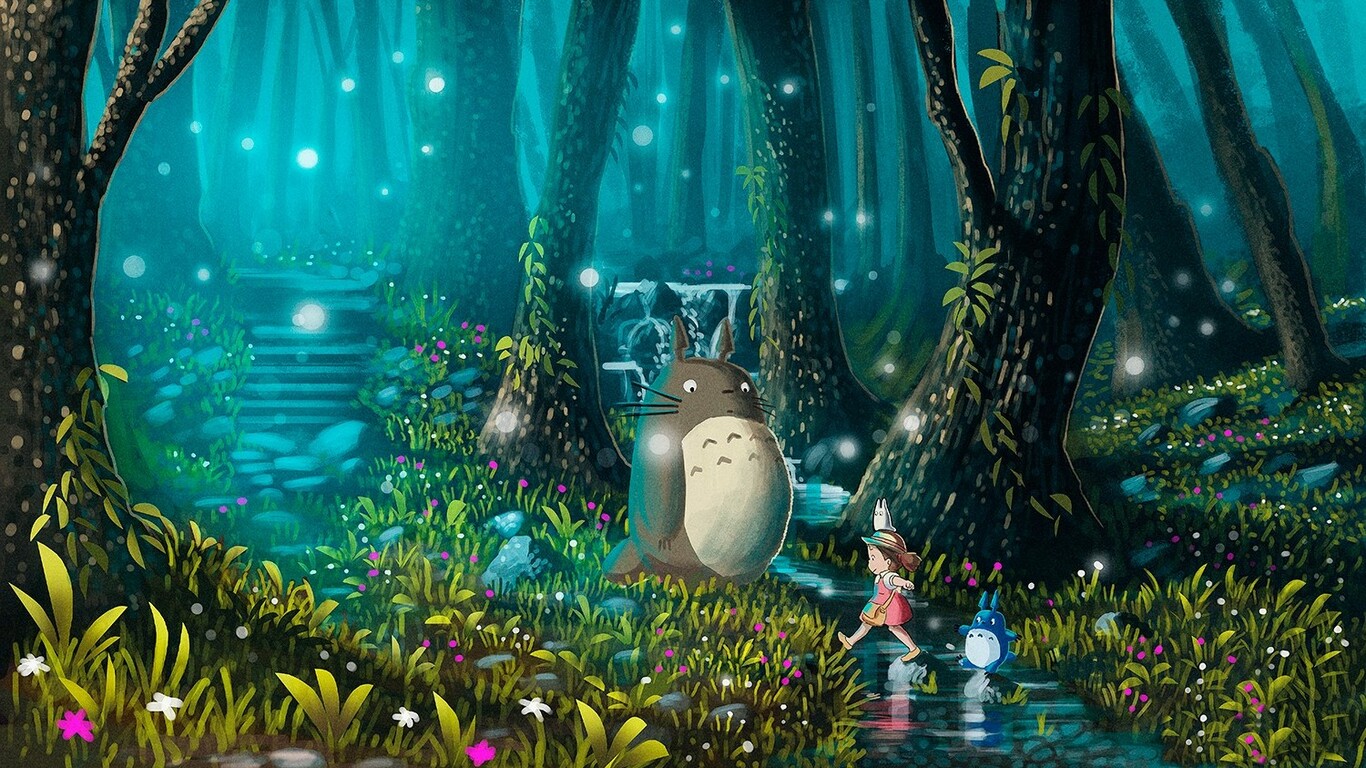 Hình nền Totoro đẹp, dễ thương