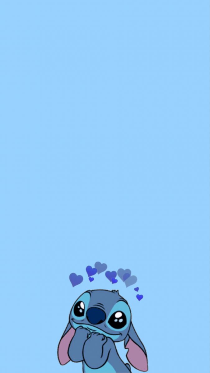 Hình nền xanh dương cute cho điện thoại