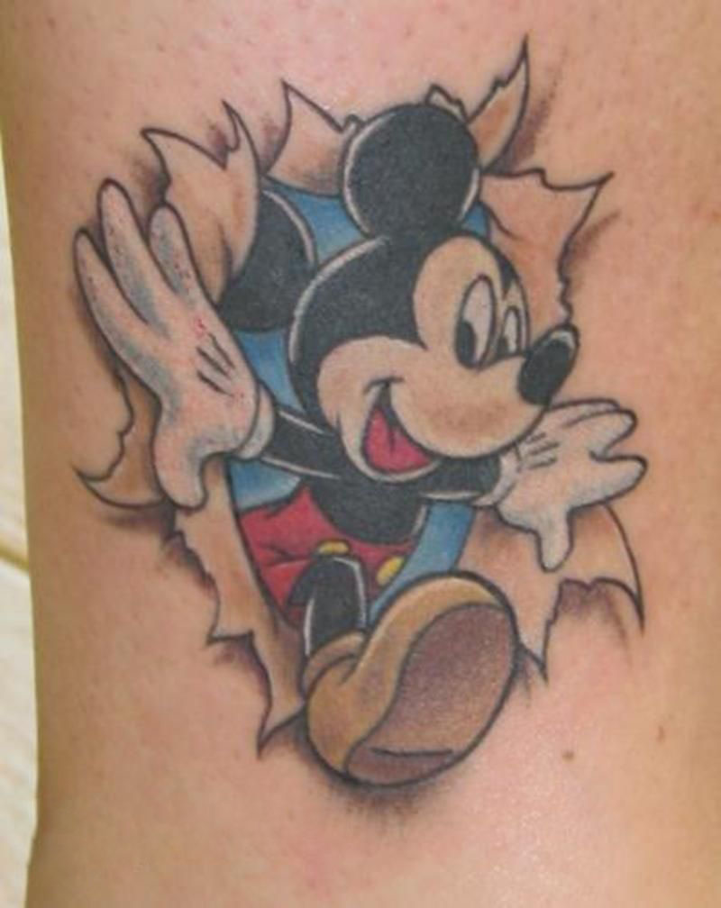 9 hình xăm chuột Mickey và chuột Minnie đẹp nhất và hài hước nhất