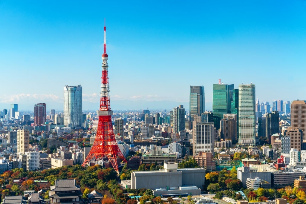 Tháp Tokyo toàn cảnh