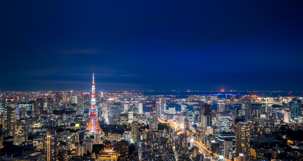 Tháp Tokyo về đêm