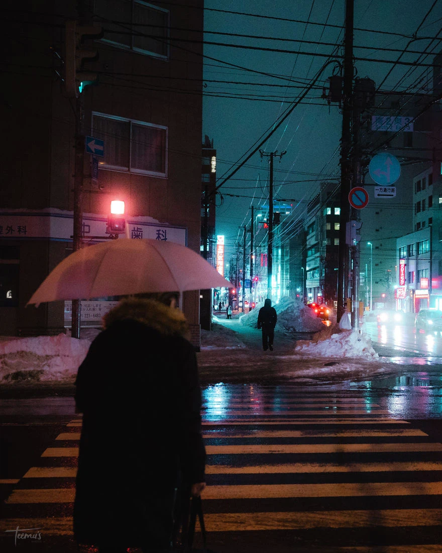 Hình ảnh con phố mưa buồn