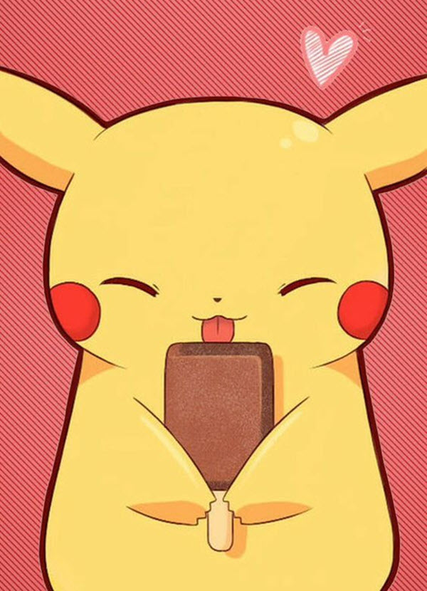 Hình ảnh Pikachu dễ thương cute