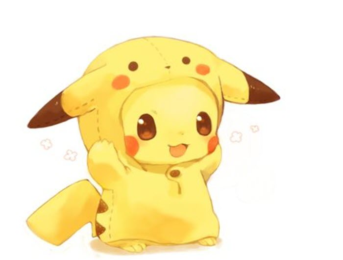 Hình ảnh Pikachu dễ thương