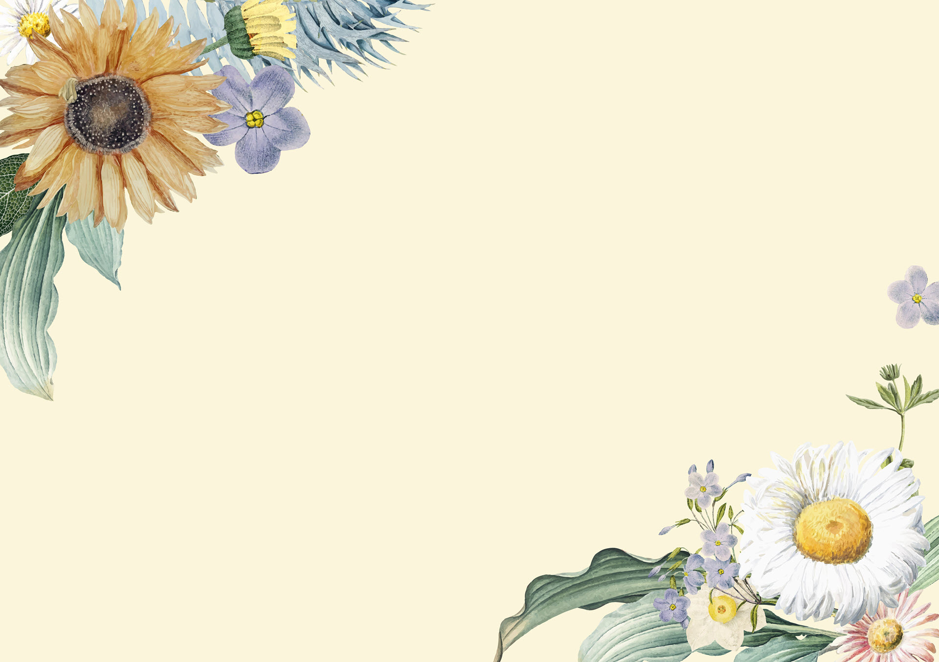 Hình Background hoa hướng dương đẹp nhất