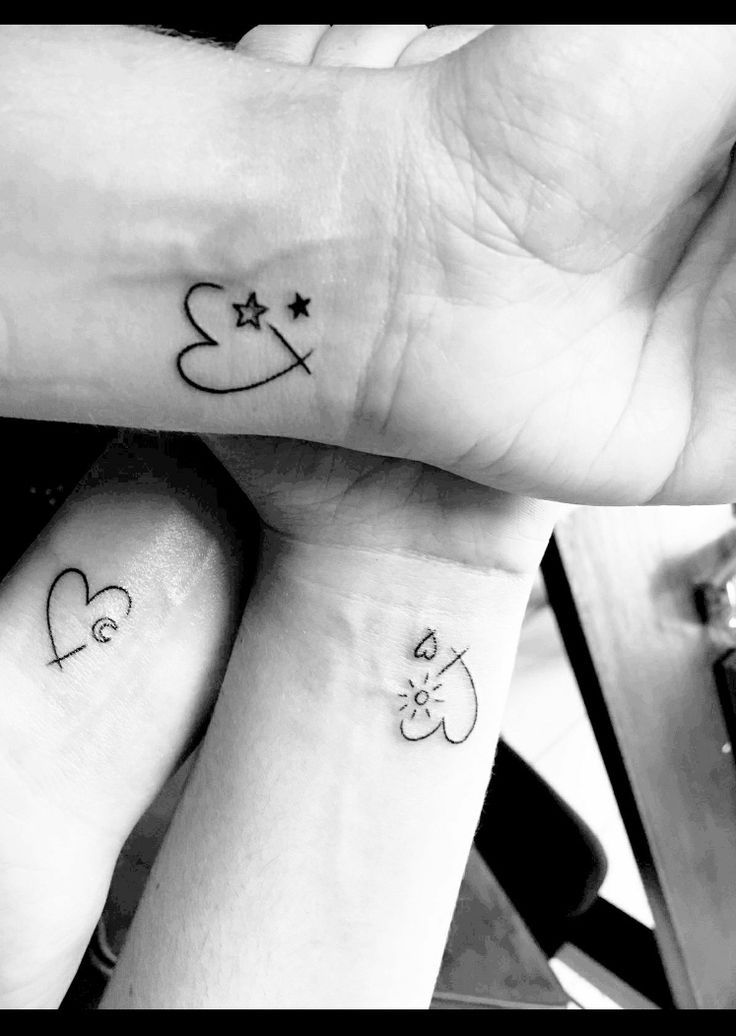 Hình Tattoo cho cặp bạn thân