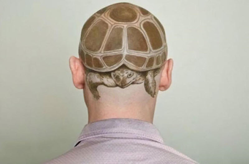 Hình xăm đầu rùa bá đạo