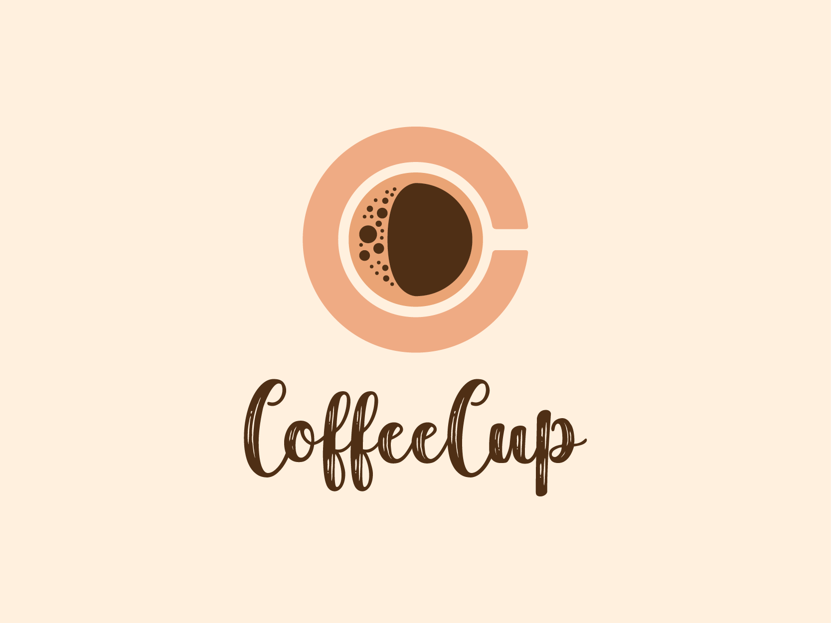 Logo cafe đơn giản