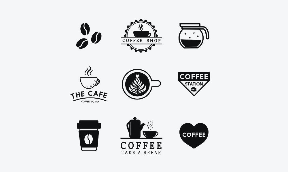 Logo thương hiệu quán cafe đẹp