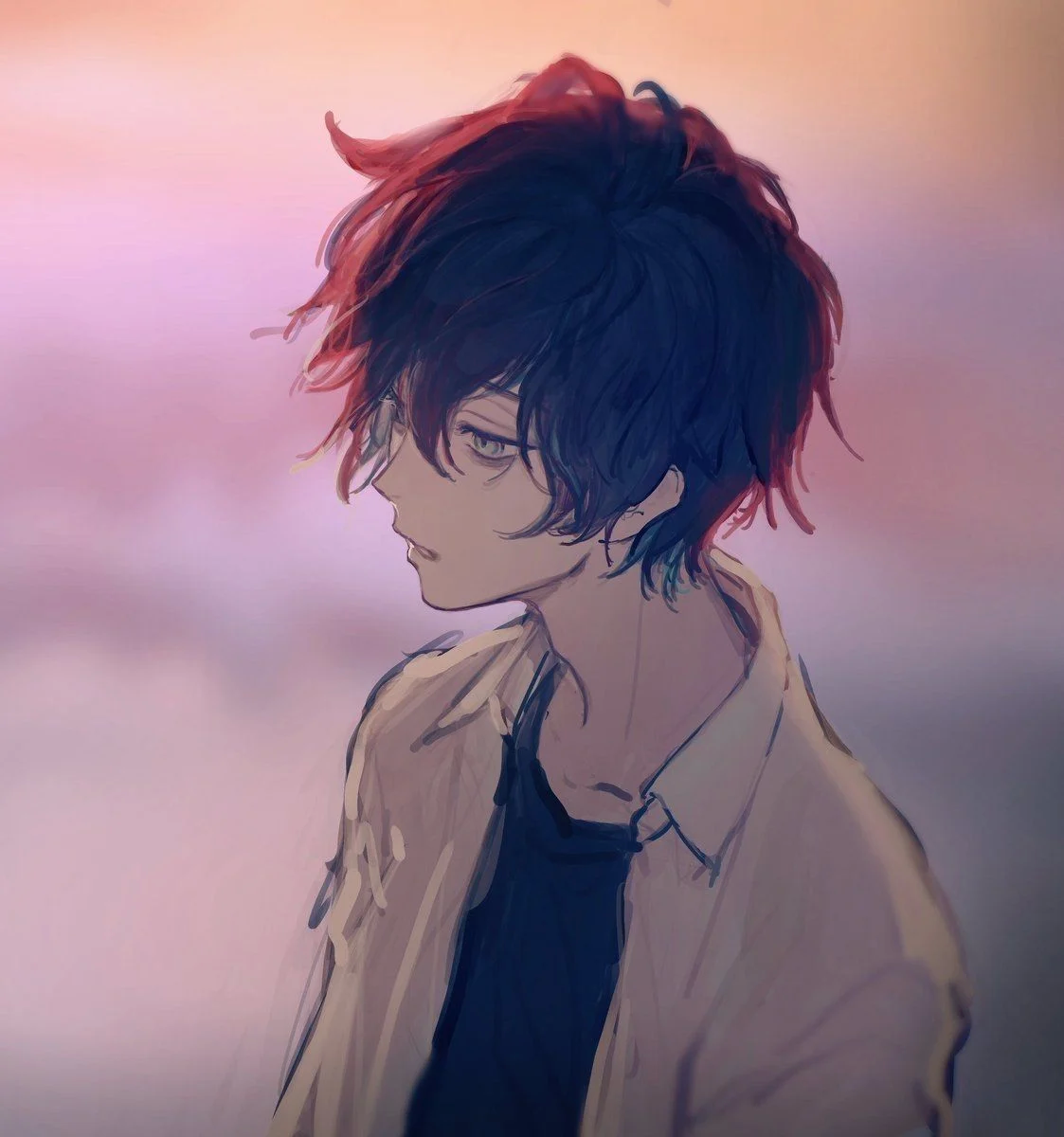 Hình ảnh anime nam ngầu, lạnh lùng buồn đẹp nhất