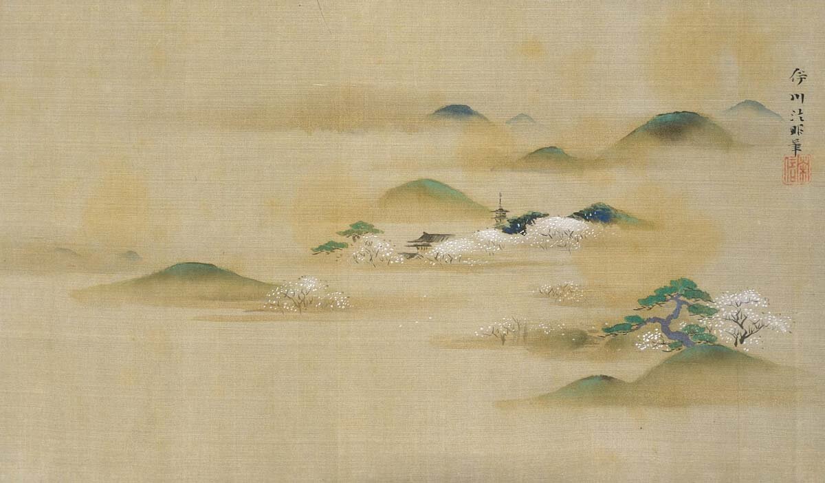Tranh vẽ Nhật Bản cổ xưa đẹp
