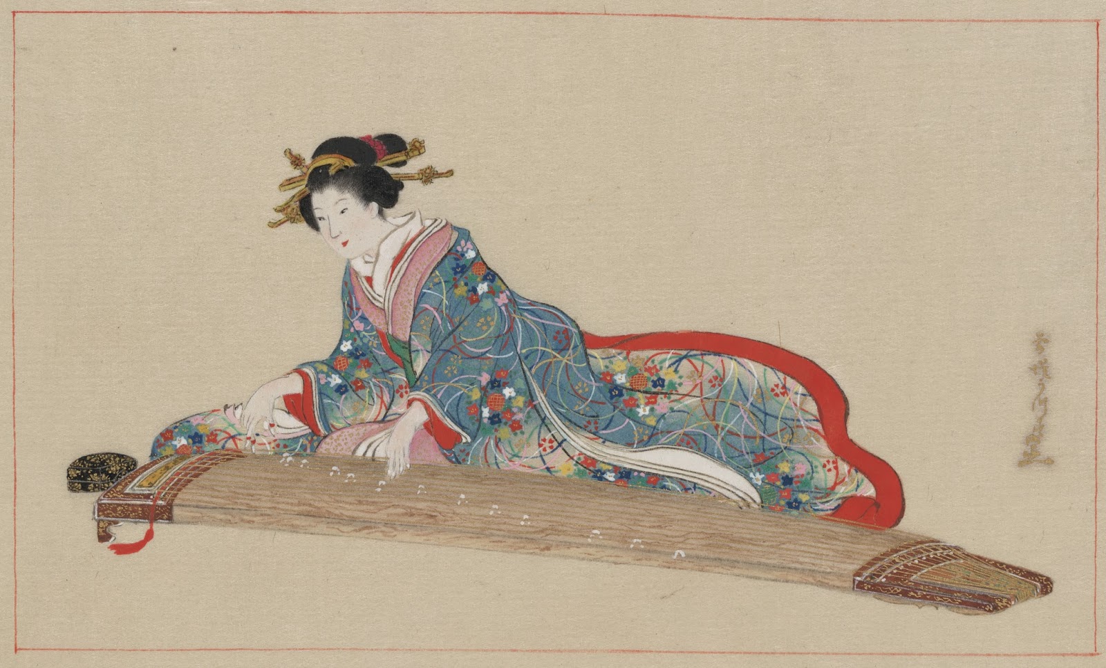 Tranh vẽ Samurai Nhật Bản
