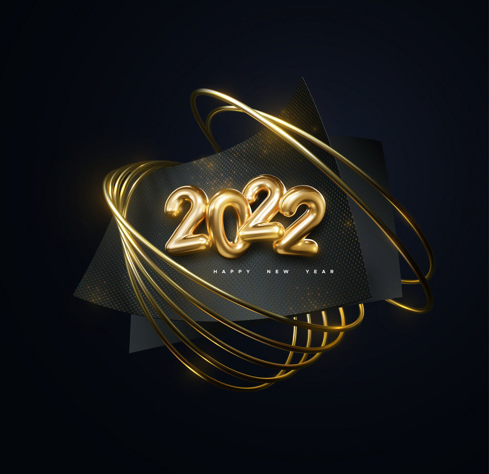 Background 3D mừng năm mới 2022