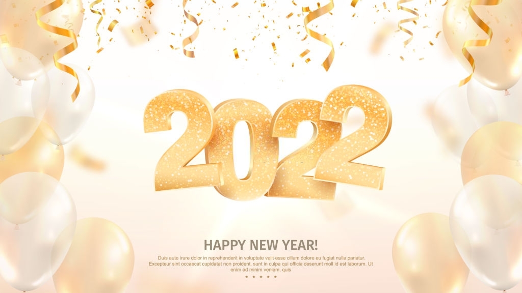 Background chúc năm mới 2022 đẹp