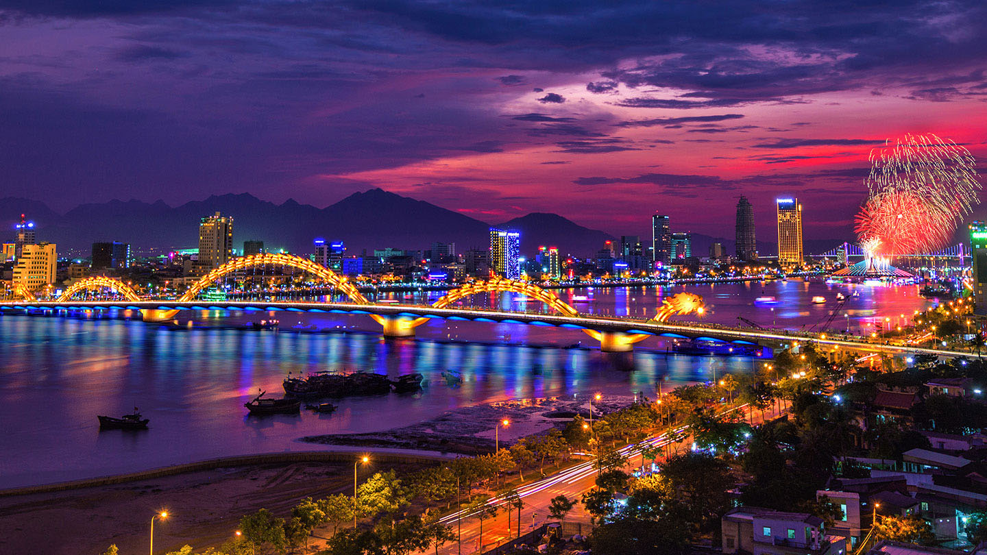 Hình ảnh thành phố Đà Nẵng về đêm đẹp
