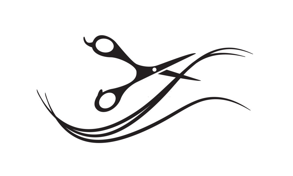 Logo tiệm cắt tóc cho nam và nữ