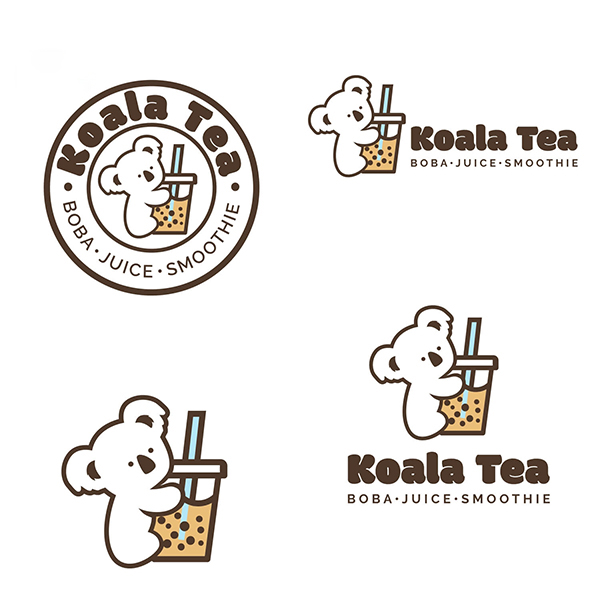 Logo trà sữa thiết kế