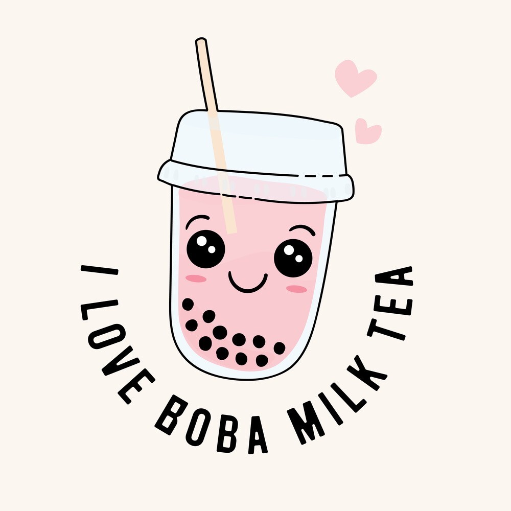 Logo trà sữa thu hút khách hàng trẻ