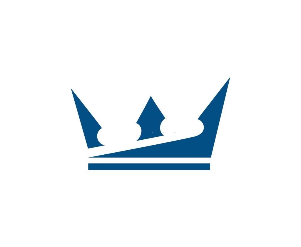 Logo vương miện cách điệu