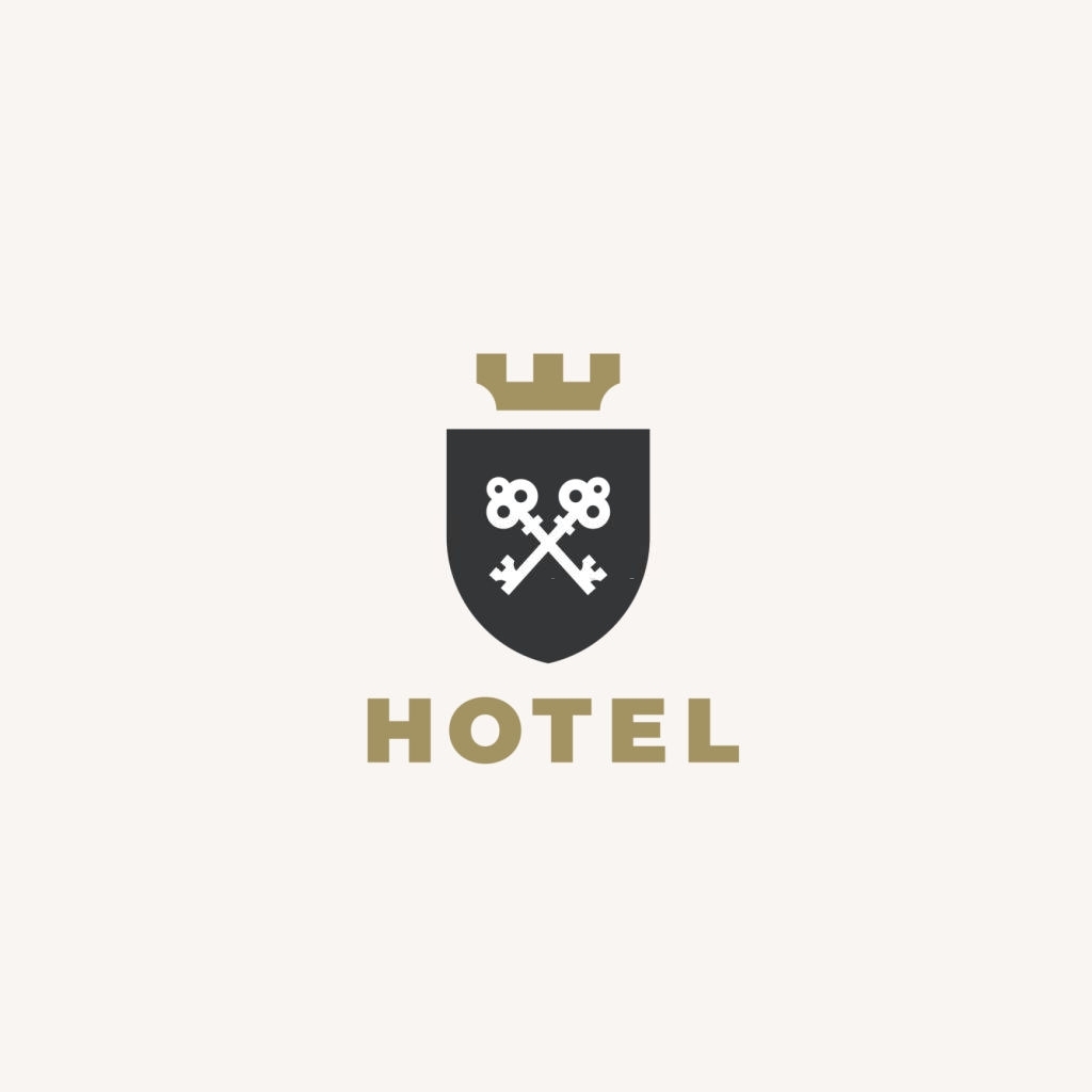 Logo vương miện cho khách sạn
